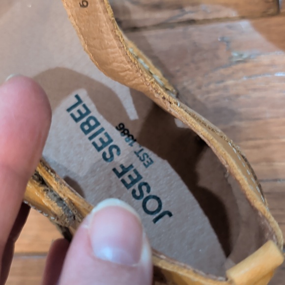 Josef Seibel Rosalie 42 Safron Leather Women's Shoes - Picture 6 of 10